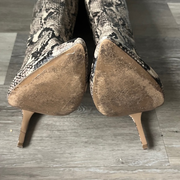 Kimari Snake Print Heel Boot - Picture 5 of 6